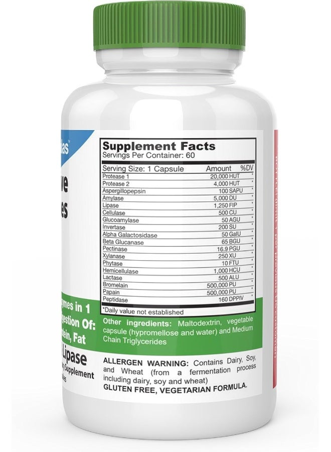 DrFormulas Nexazyme Multi-enzyme with 18 Enzymes Including Lactase for Lactose Intolerance - Image 2